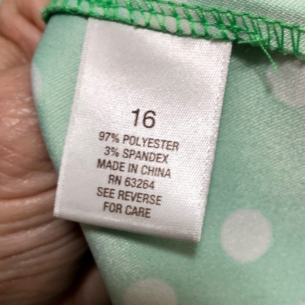 Established 1962 Green Polka Dot Fit & Flare Dress | Retro Classic A-Line - Picture 8 of 9